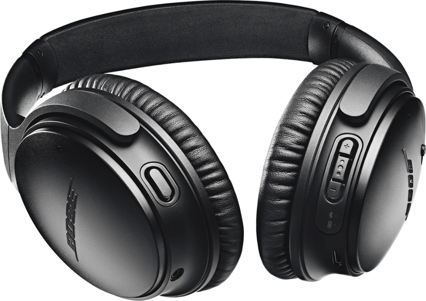 Subjektiv slap af skrige Best Buy: Bose QuietComfort 35 II Wireless Noise Cancelling Over-the-Ear  Headphones Black 789564-0010