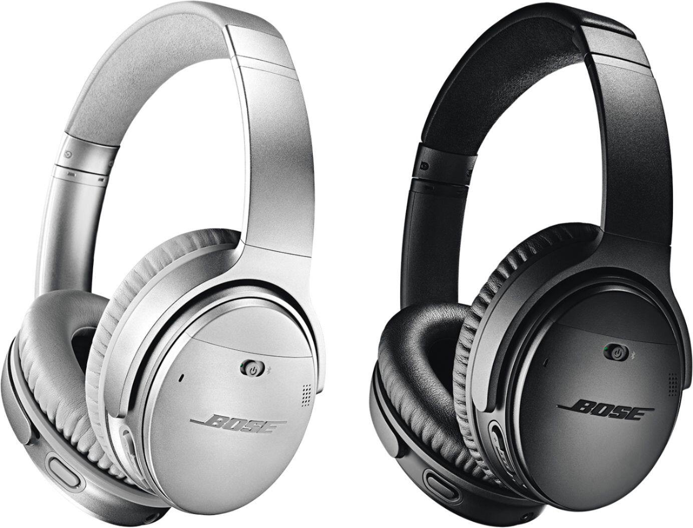 Alt View 14. Bose - QuietComfort 35 II Wireless Noise Cancelling Over-the-Ear Headphones - Black.