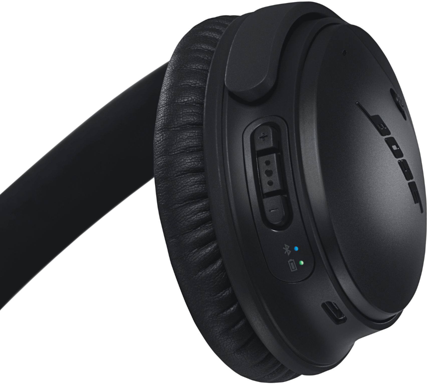 Alt View 15. Bose - QuietComfort 35 II Wireless Noise Cancelling Over-the-Ear Headphones - Black.