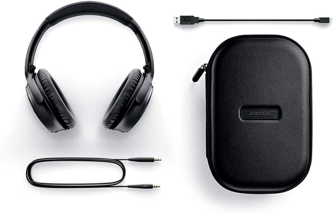 pakke Countryside mål Best Buy: Bose QuietComfort 35 II Wireless Noise Cancelling Over-the-Ear  Headphones Black 789564-0010
