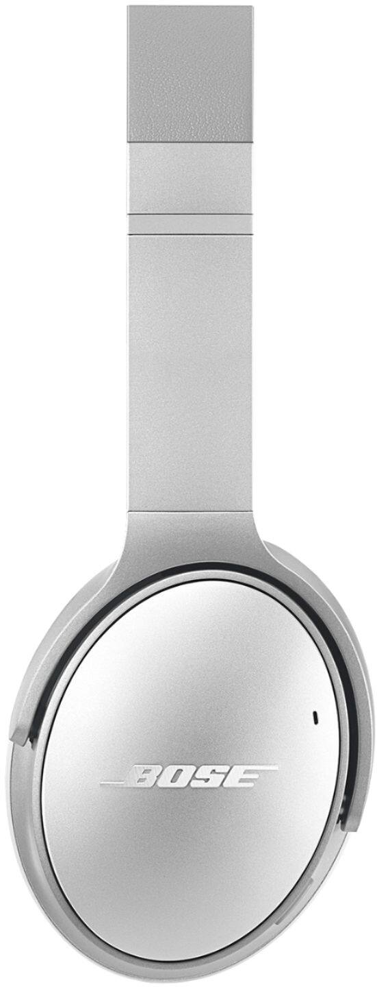 Alt View 11. Bose - QuietComfort 35 II Wireless Noise Cancelling Over-the-Ear Headphones - Silver.