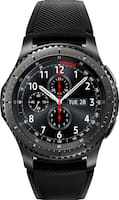 Samsung - Gear S3 Frontier Smartwatch 46mm Stainless Steel Verizon - Dark Gray - Front_Zoom