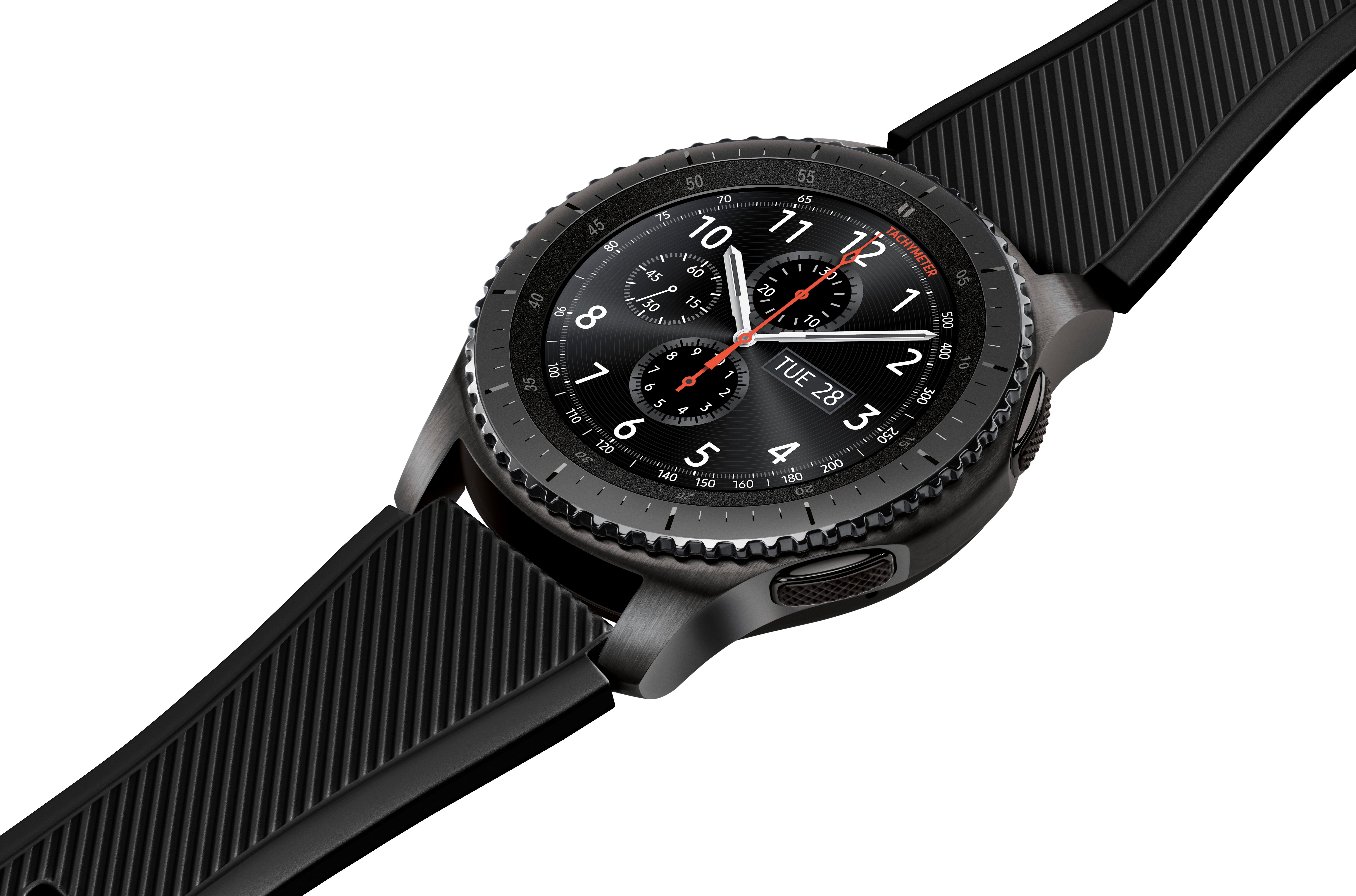 Best Buy: Samsung Gear S3 Frontier Smartwatch 46mm Stainless Steel 