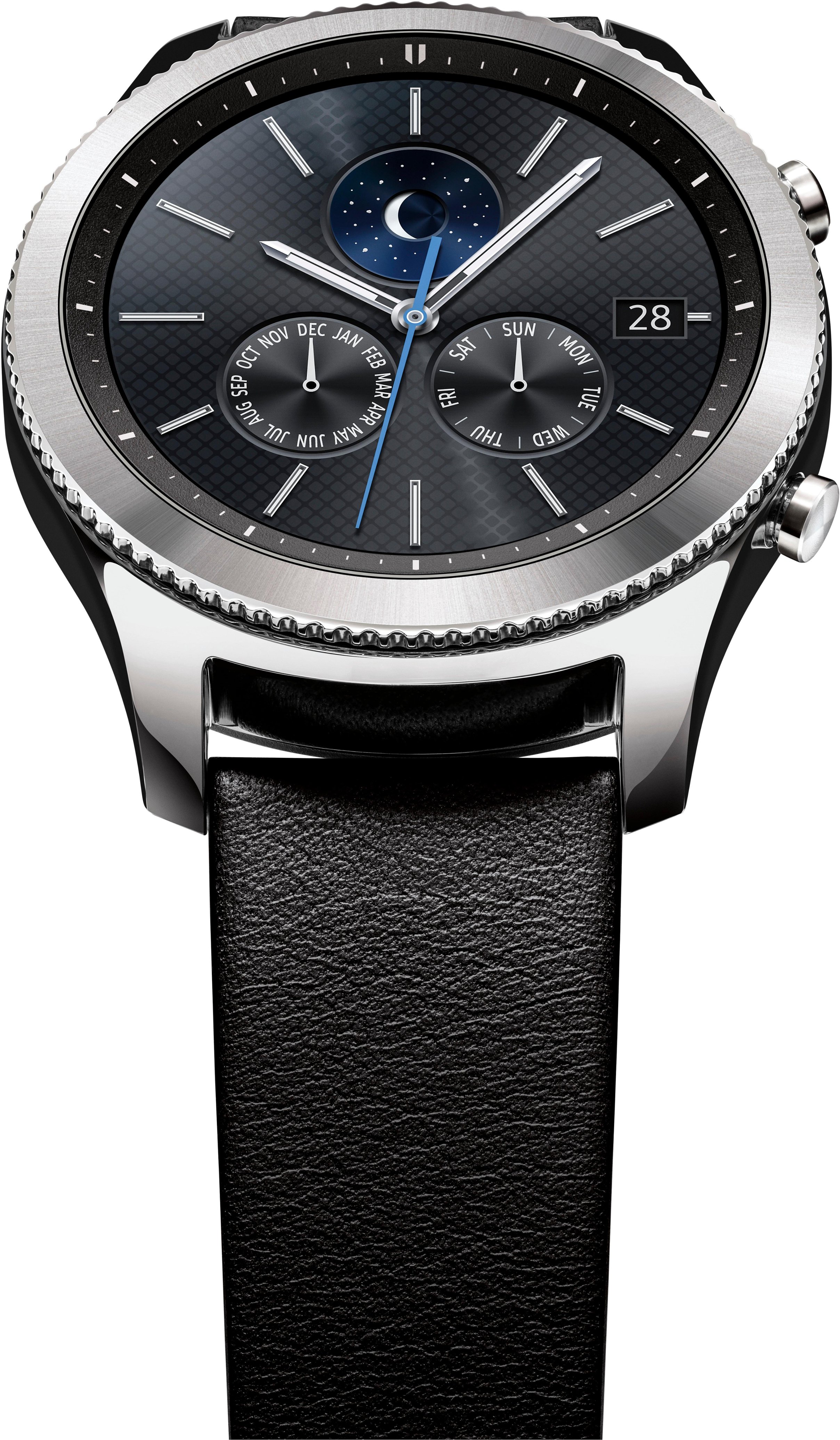 salto Rustiek Wiskunde Samsung Gear S3 Classic Smartwatch 46mm Stainless Steel Verizon Silver  SM-R775VZSAVZW - Best Buy