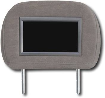 Front Standard. Epik - Custom Headrest Video Monitors for GMC - Medium dark pewter.