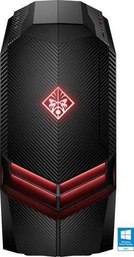 HP - OMEN by HP Desktop - Intel Core i7 - 16GB Memory - NVIDIA GeForce GTX 1080 Ti - 512GB Solid State Drive + 2TB Hard Drive - HP finish in black - Larger Front