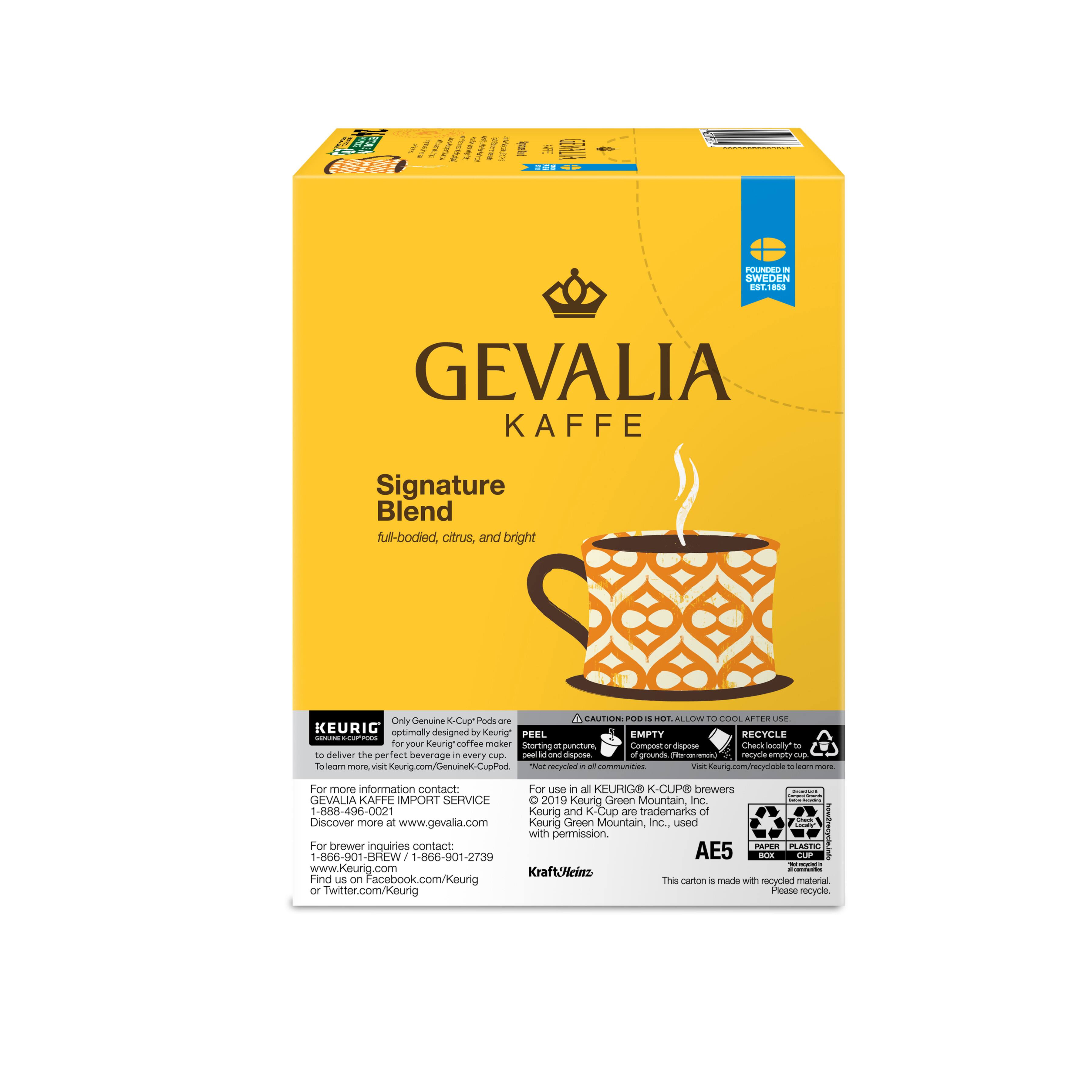 Alt View 16. Gevalia Kaffe - Gevalia Kaffe, Signature Blend Keurig Single Serve K-Cup Pods, Light Roast Coffee, 24 Count.