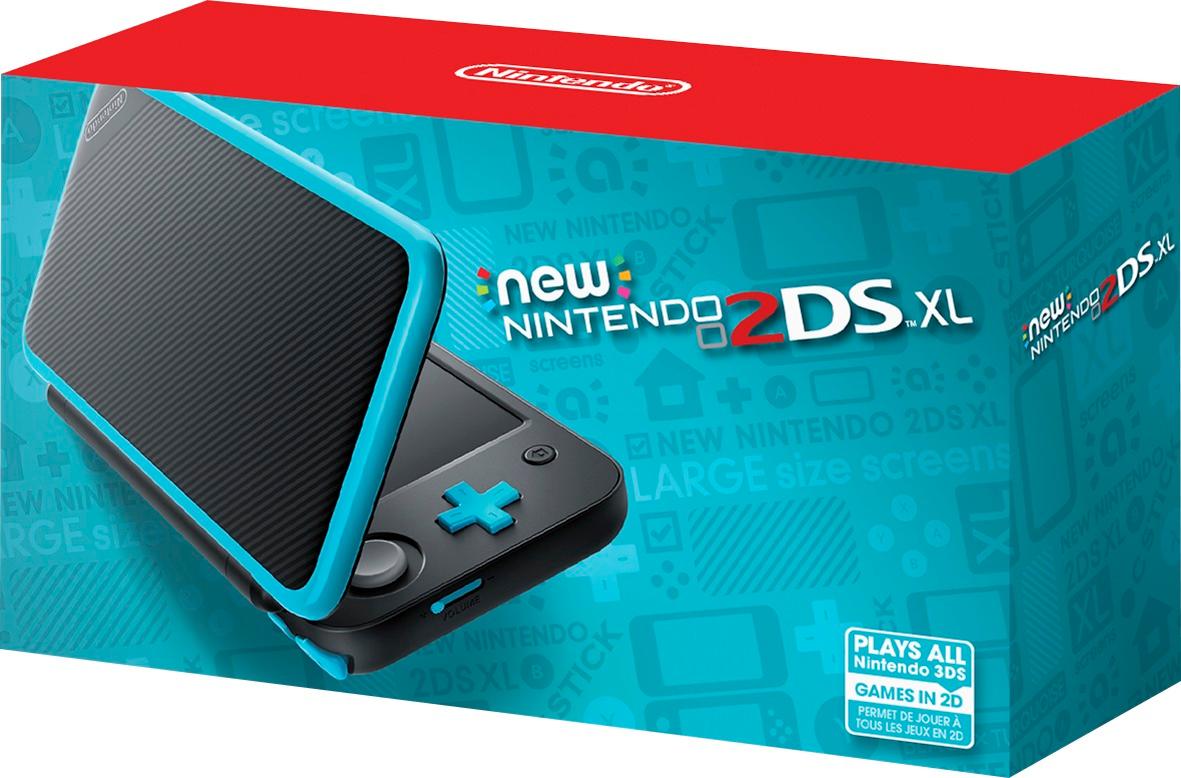Best Buy: New Nintendo XL Black + Turquoise JANSBAAB