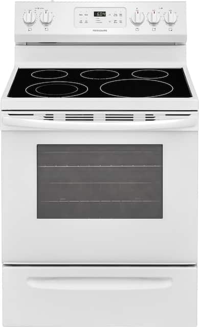Frigidaire 5 3 Cu Ft Self Cleaning Freestanding Electric Range White Ffef3054tw Best Buy