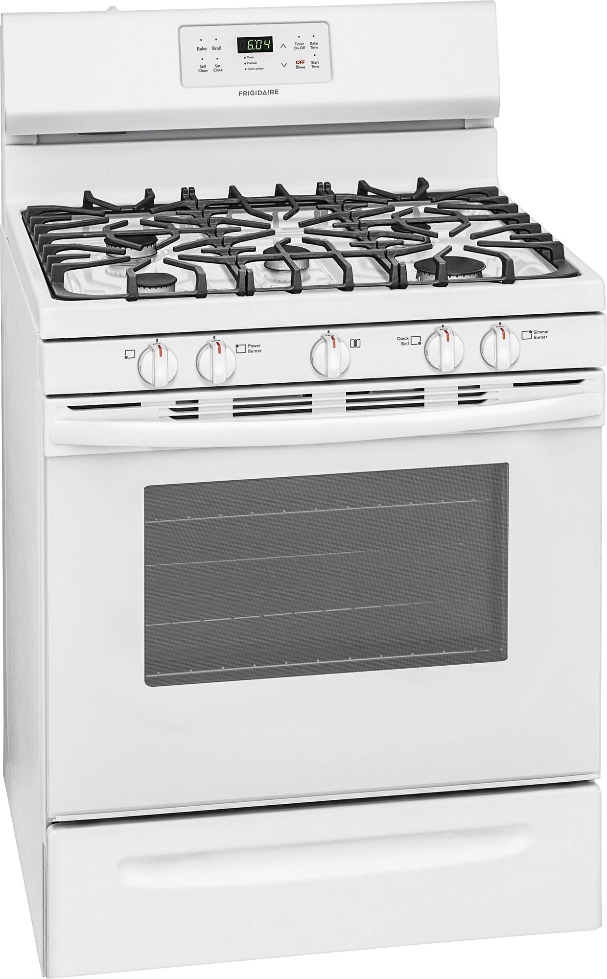 Angle View: Frigidaire - 1.9 Cu. Ft. Freestanding Electric Smoothtop Range - Stainless steel