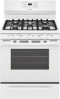 Frigidaire - 5.0 Cu. Ft. Self-Cleaning Freestanding Gas Range - White - Front_Zoom