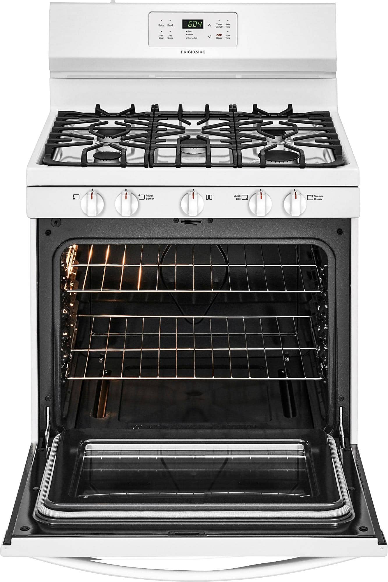 Alt View 1. Frigidaire - 5.0 Cu. Ft. Self-Cleaning Freestanding Gas Range - White.