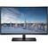 Front. HP - 27b 27" LED Curved FHD FreeSync Monitor - Black Onyx/Jack Black.