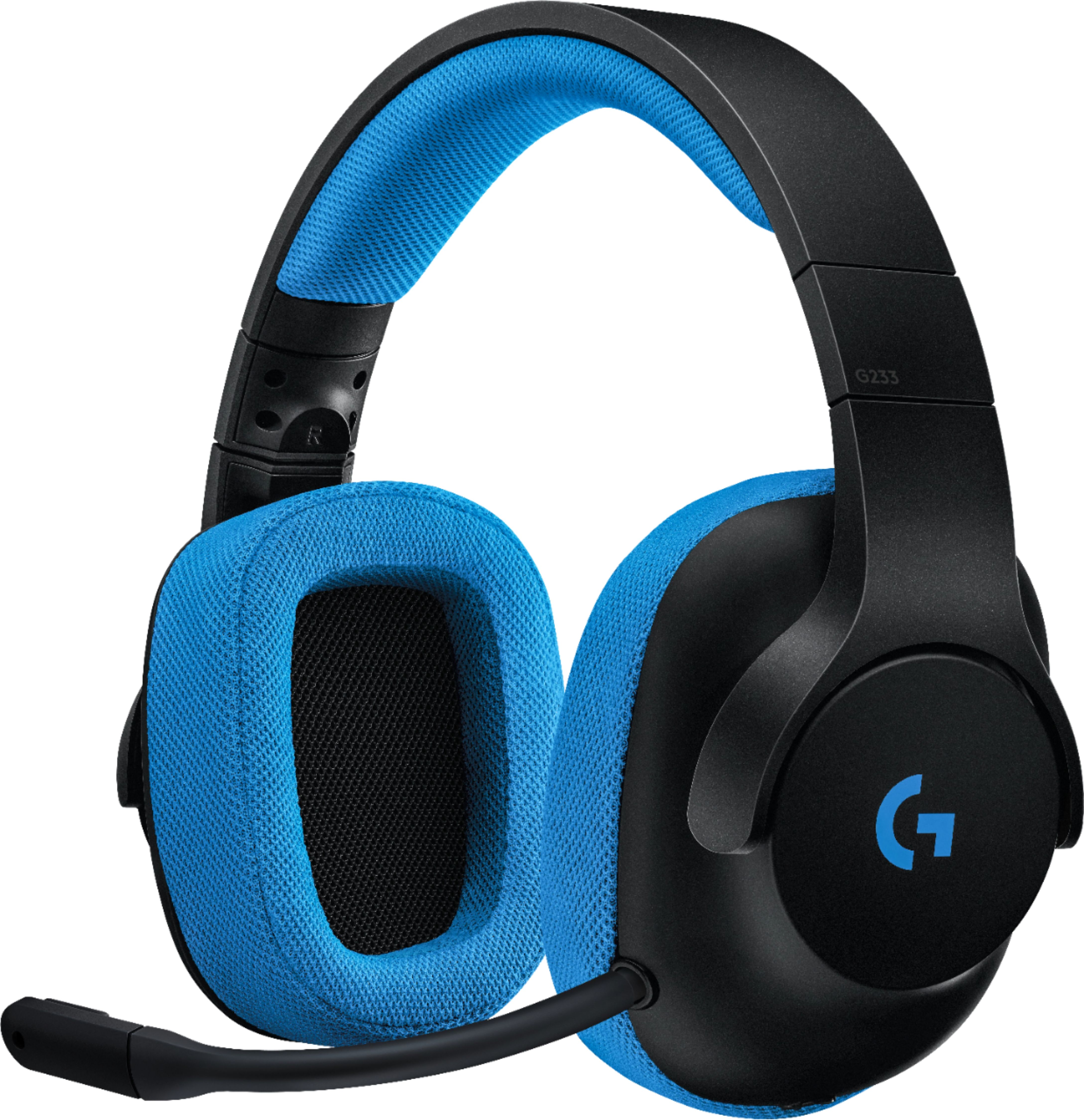 Eik Jood Inheems Logitech G233 Prodigy Wired Gaming Headset for PC, PS4, Xbox One Blue/black  981-000701 - Best Buy