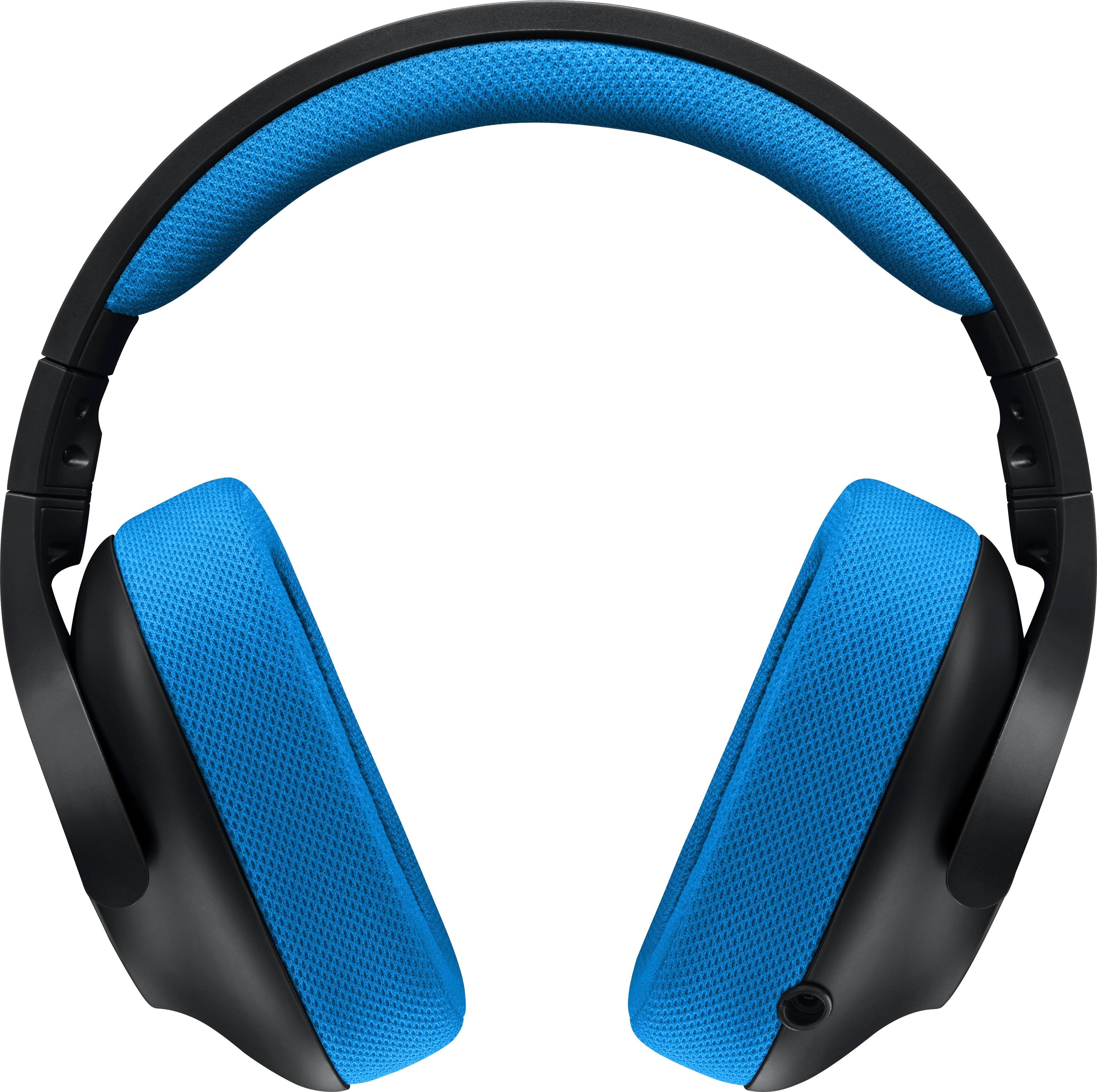 Alt View 11. Logitech - G233 Prodigy Wired Gaming Headset for PC, PS4, Xbox One - Blue/black.