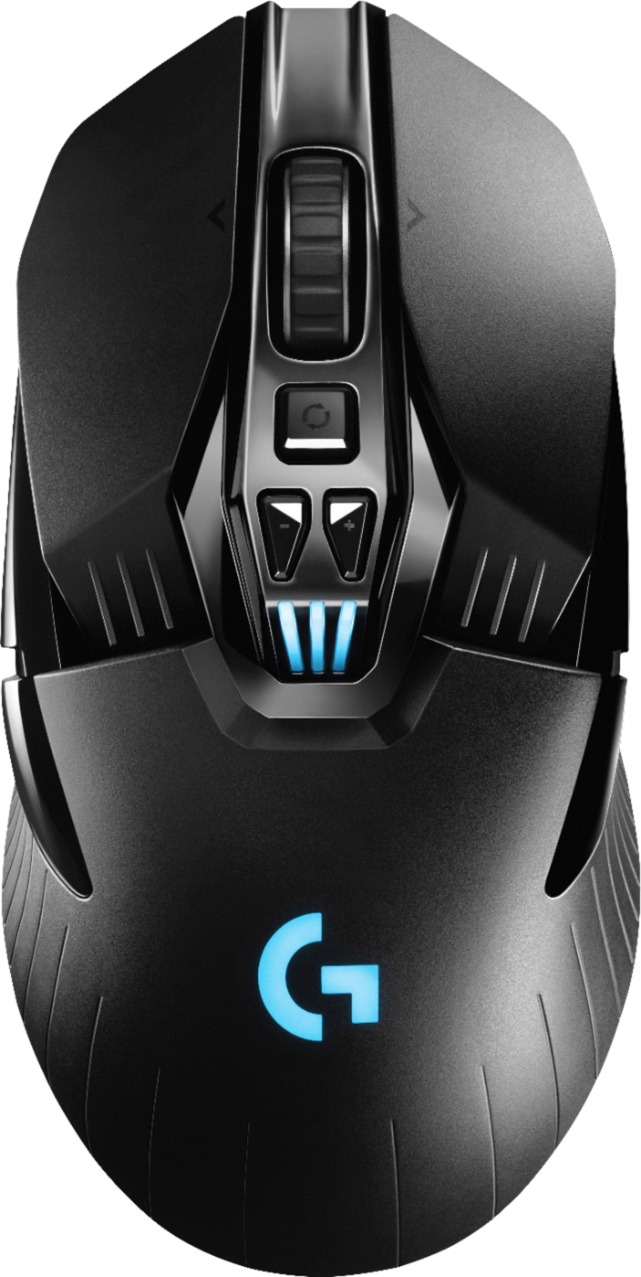 Front. Logitech - G903 Wireless Optical Gaming Mouse with RGB Lighting - Black.
