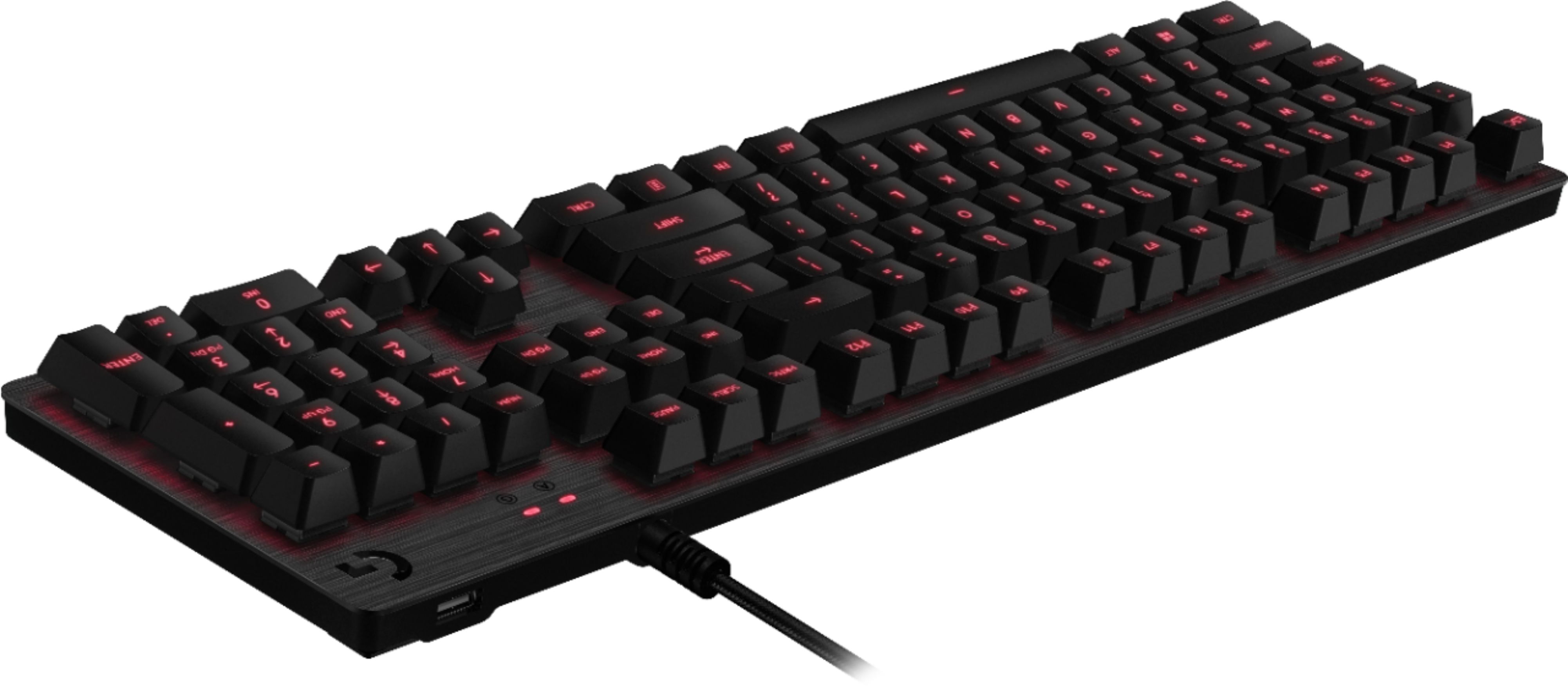 Logitech G413 Wired Gaming Mechanical Romer-G Switch Keyboard with Carbon 920-008300 Best Buy