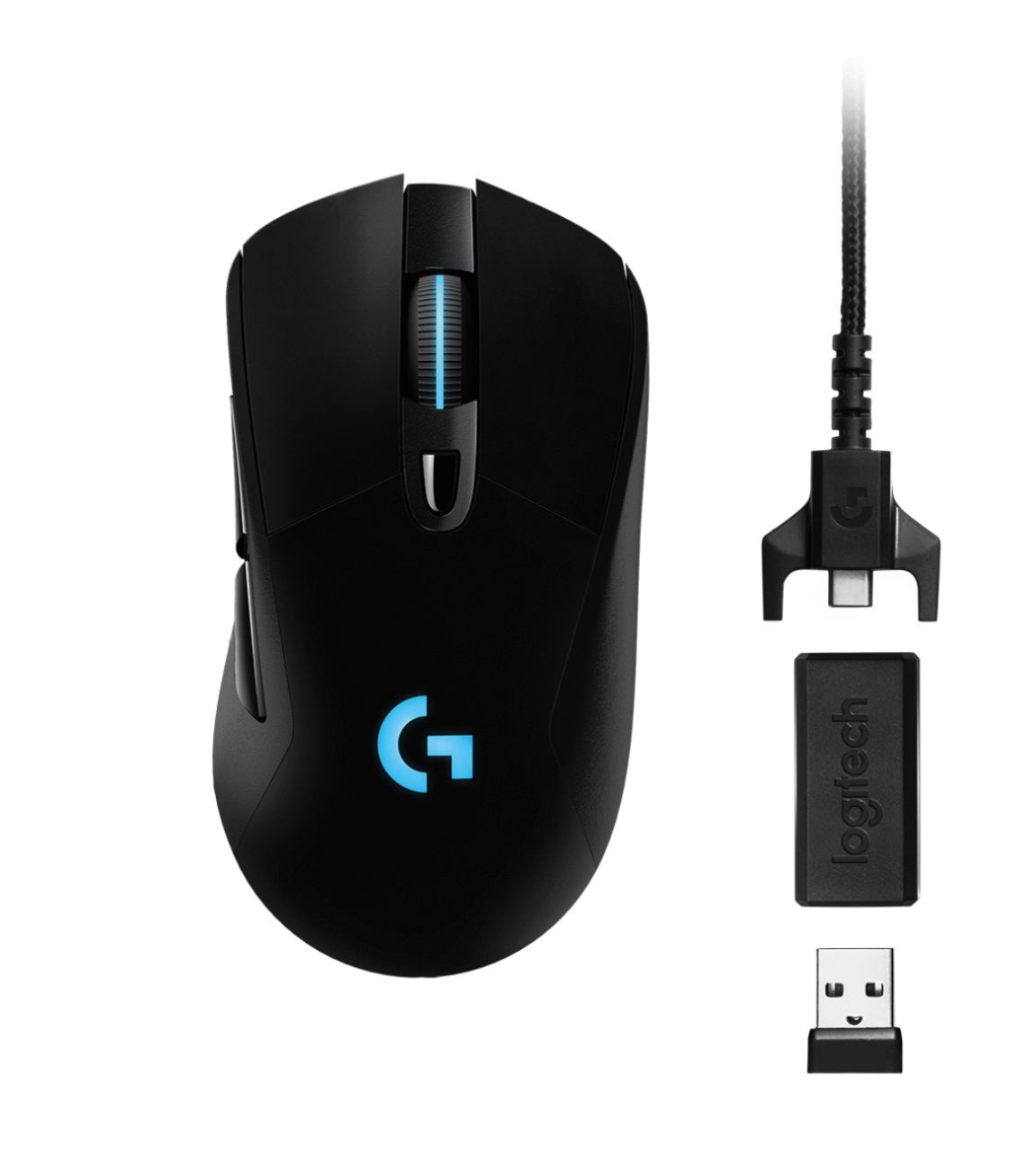 Best Buy: Logitech G703 Wireless Mouse with RGB Lighting Black 910-005091