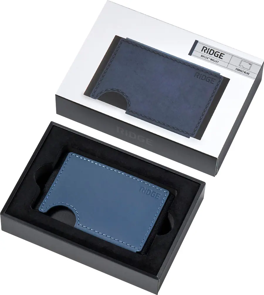 The Ridge Wallet BIFLEX Cobalt Blue AUWLI112610 - Best Buy