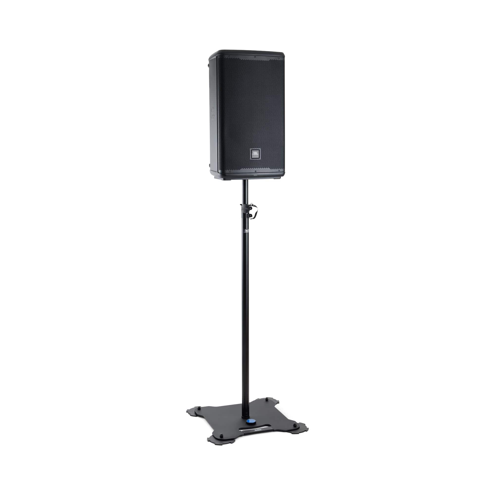 On Stage Stands - On-Stage Production Grade SS8000 Speaker/Lighting Stand – Supports Up to 65lbs, Adjustable Feet & Height Extend 54-98" - Black