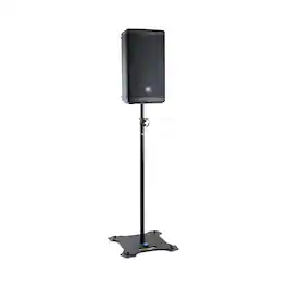 On Stage Stands - On-Stage Production Grade SS8000 Speaker/Lighting Stand – Supports Up to 65lbs, Adjustable Feet & Height Extend 54-98" - Black