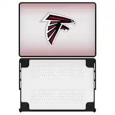 Front. Keyscaper - Atlanta Falcons Linen MacBook Case - Pro 14 in - Multicolor.