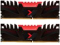 Alt View Zoom 12. PNY - XLR8 Gaming 16GB (2x8GB)  3200MHz  DDR4 DRAM (PC4-25600) CL16 1.35V Dual Channel Desktop (DIMM) Memory Kit - Red.