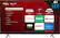 Front. TCL - 55" Class - LED - 4 Series - 2160p - Smart - 4K UHD TV with HDR Roku TV.