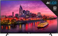 Front. TCL - 55" Class - LED - P6 Series - 2160p - Smart - 4K UHD TV with HDR Roku TV - Black.
