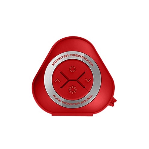 Best Buy: Monster Firecracker Portable Bluetooth Speaker Red 129114-00