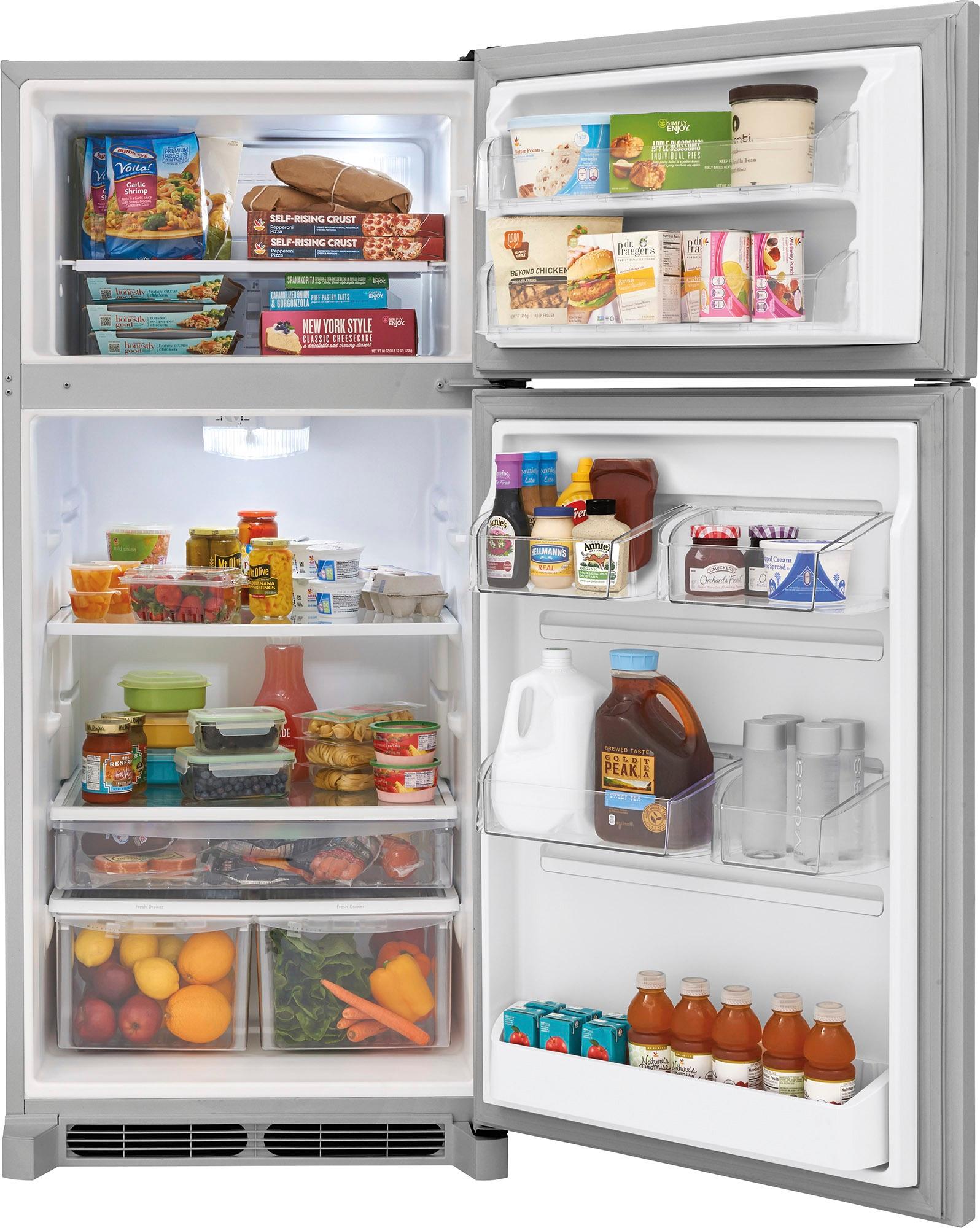 Best Buy: Frigidaire Gallery 18.1 Cu. Ft. Top-Freezer Refrigerator ...