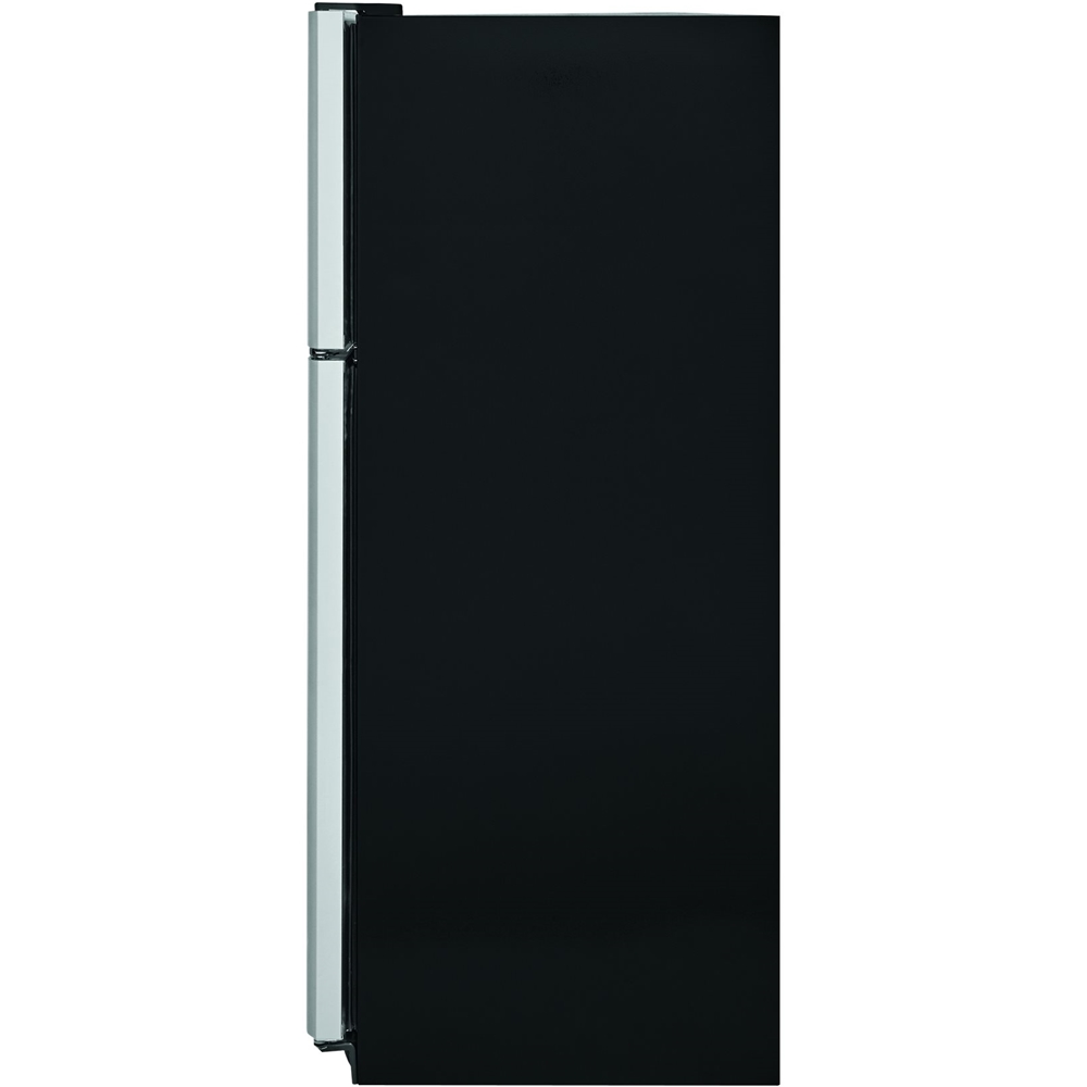 Angle View: Frigidaire - 20.4 Cu. Ft. Top-Freezer Refrigerator - Stainless Steel