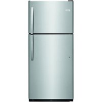 Frigidaire - 20.4 Cu. Ft. Top-Freezer Refrigerator - Stainless steel - Front_Zoom