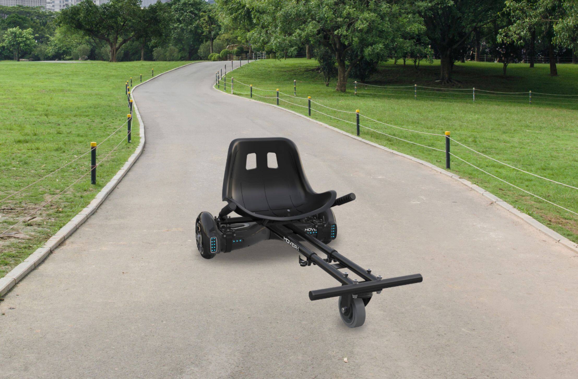 Alt View 20. Hover-1 - Buggy Self-Balancing Scooter Attachment - Black.