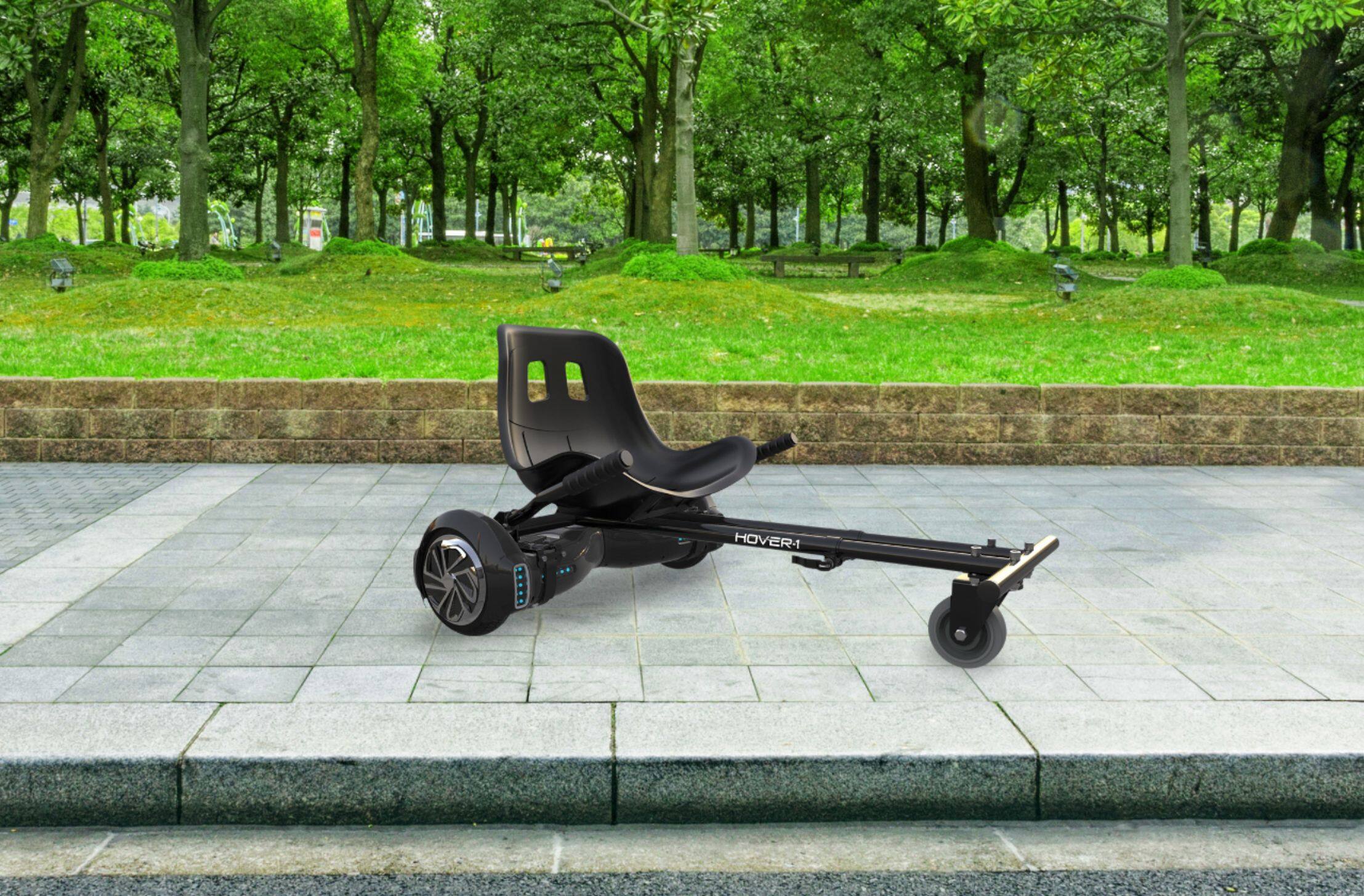 Alt View 21. Hover-1 - Buggy Self-Balancing Scooter Attachment - Black.