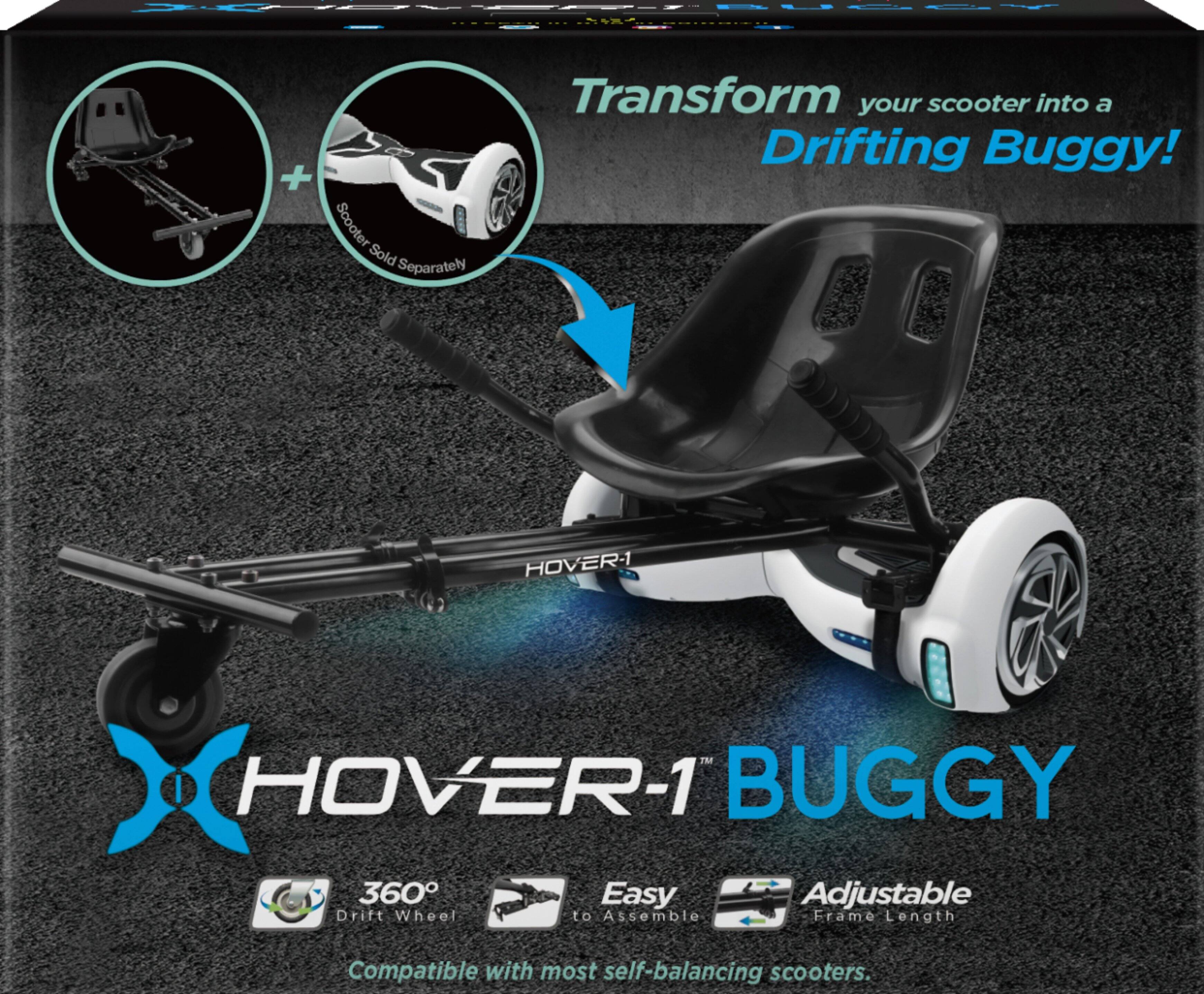 Alt View 23. Hover-1 - Buggy Self-Balancing Scooter Attachment - Black.