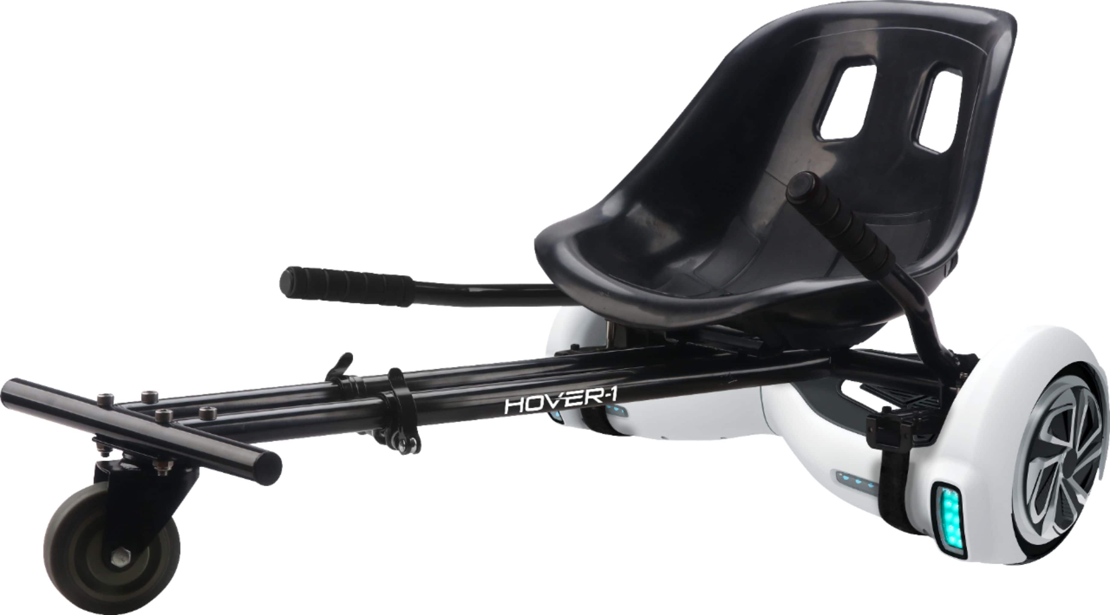 Left. Hover-1 - Buggy Self-Balancing Scooter Attachment - Black.