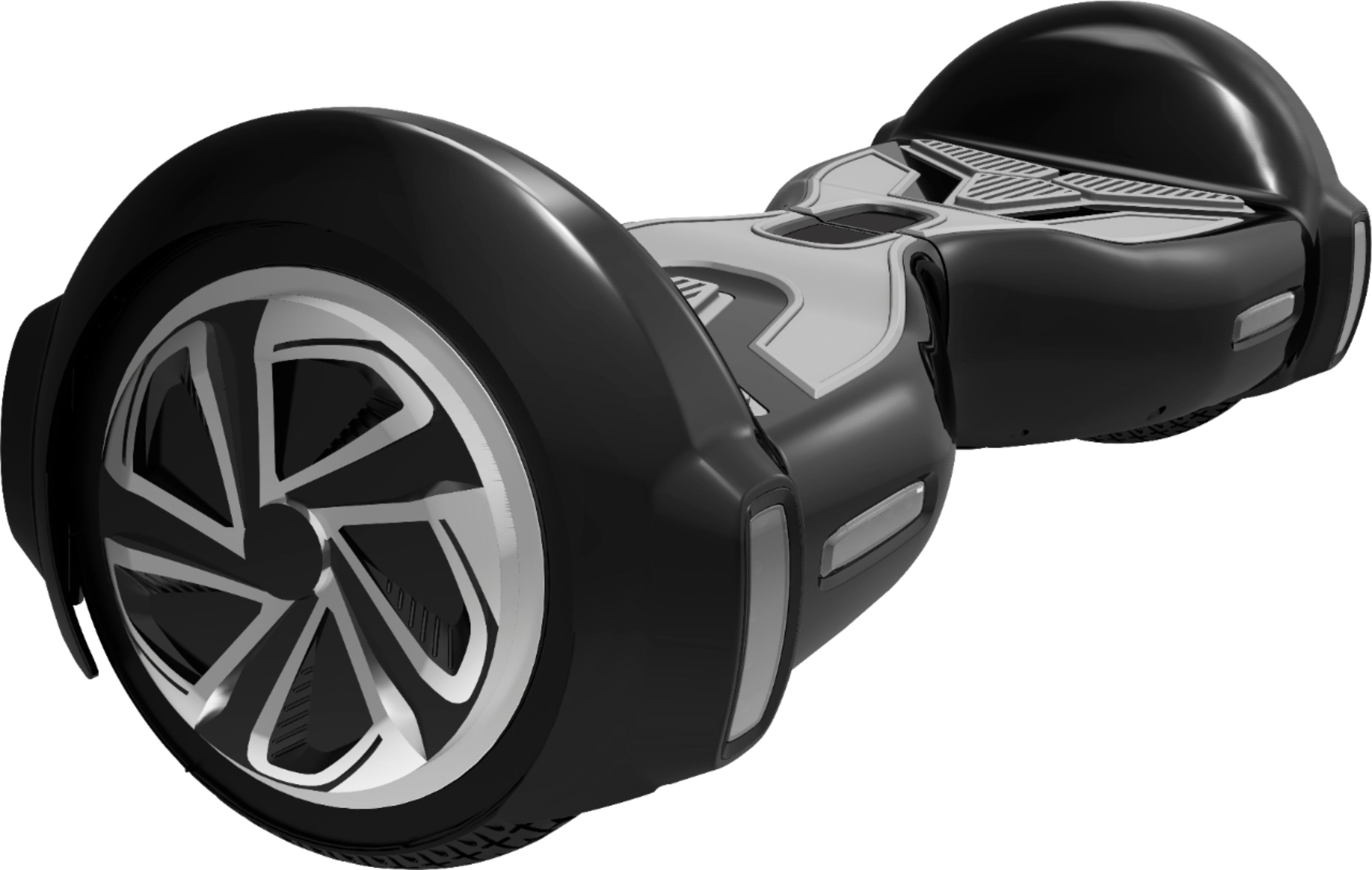Left View: Hover-1 - H1 Electric Self-Balancing Scooter w/9 mi Max Operating Range & 9 mph Max Speed - Black