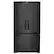 Front. Whirlpool - 25.2 Cu. Ft. French Door Refrigerator with Internal Water Dispenser - Black.
