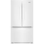 Whirlpool - 25.2 Cu. Ft. French Door Refrigerator with Internal Water Dispenser - White - Front_Standard