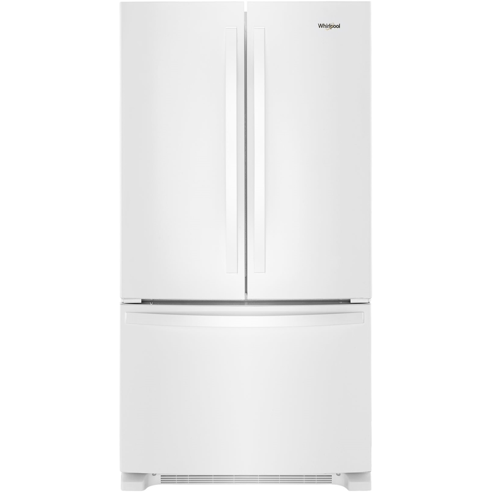 Whirlpool - 25.2 Cu. Ft. French Door Refrigerator with Internal Water Dispenser - White