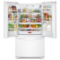 Alt View Zoom 1. Whirlpool - 25.2 Cu. Ft. French Door Refrigerator with Internal Water Dispenser - White.