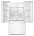 Left Zoom. Whirlpool - 25.2 Cu. Ft. French Door Refrigerator with Internal Water Dispenser - White.