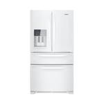Whirlpool - 24.5 Cu. Ft. 4-Door French Door Refrigerator - White - Front_Standard