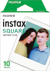 Angle. Fujifilm - instax SQUARE Film (10 Sheets) - White.