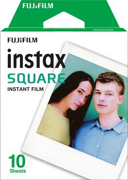 Fujifilm - instax SQUARE Film (10 Sheets) - White