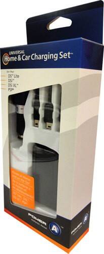 Front Standard. Universal Home and Car Charging Set for PSP, DS, DS Lite, DSi and DSi XL - Nintendo DS.