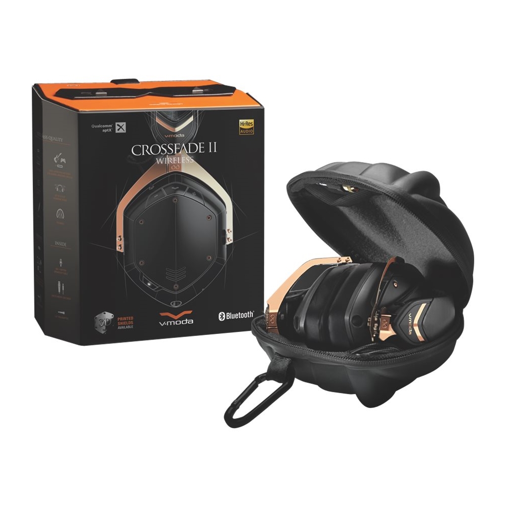 Best Buy: V-MODA Crossfade 2 Customizable Over-the-Ear Headphones Rose Gold XFBT2-RGOLDB