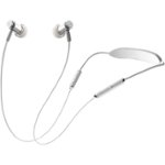 Front Zoom. V-MODA - Forza Metallo Wireless In-Ear Headphones - White silver.