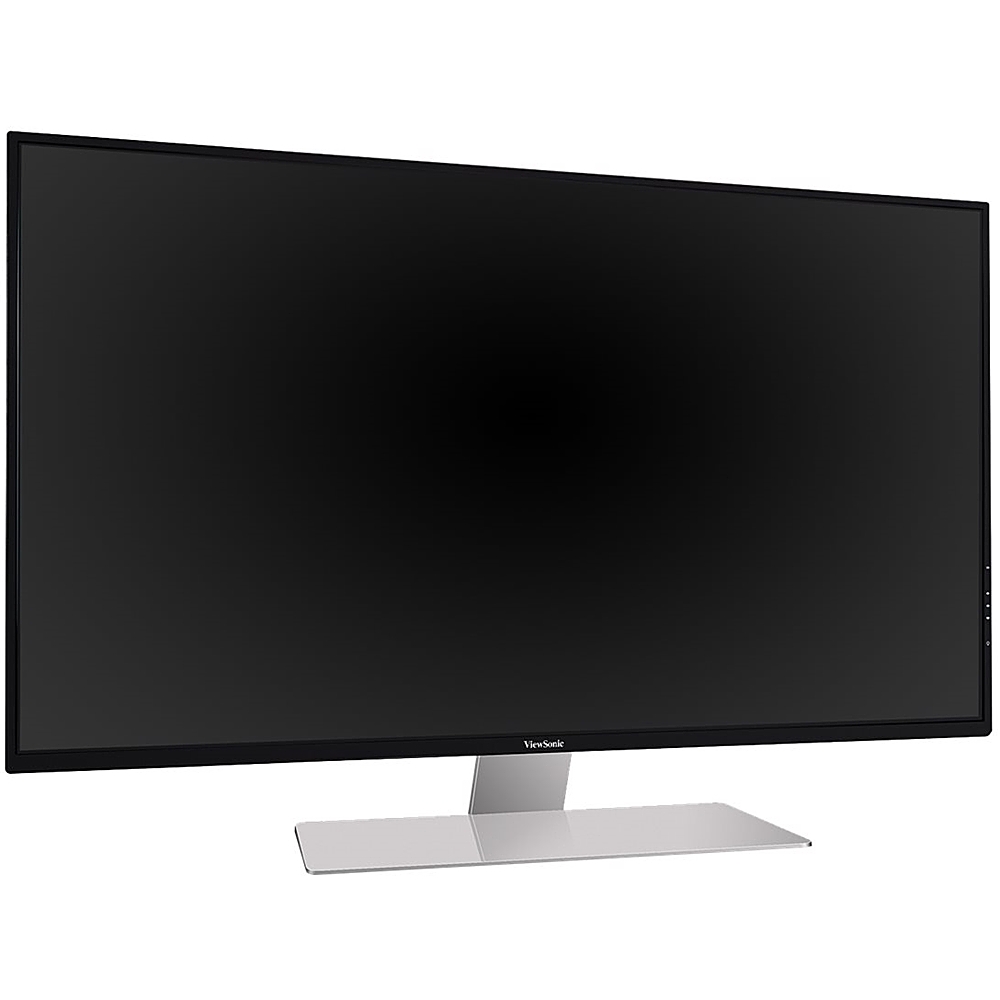 Left View: ViewSonic - VX4380-4K 43" IPS LED 4K UHD Monitor (DisplayPort, Mini DisplayPort, HDMI, USB) - Black/white